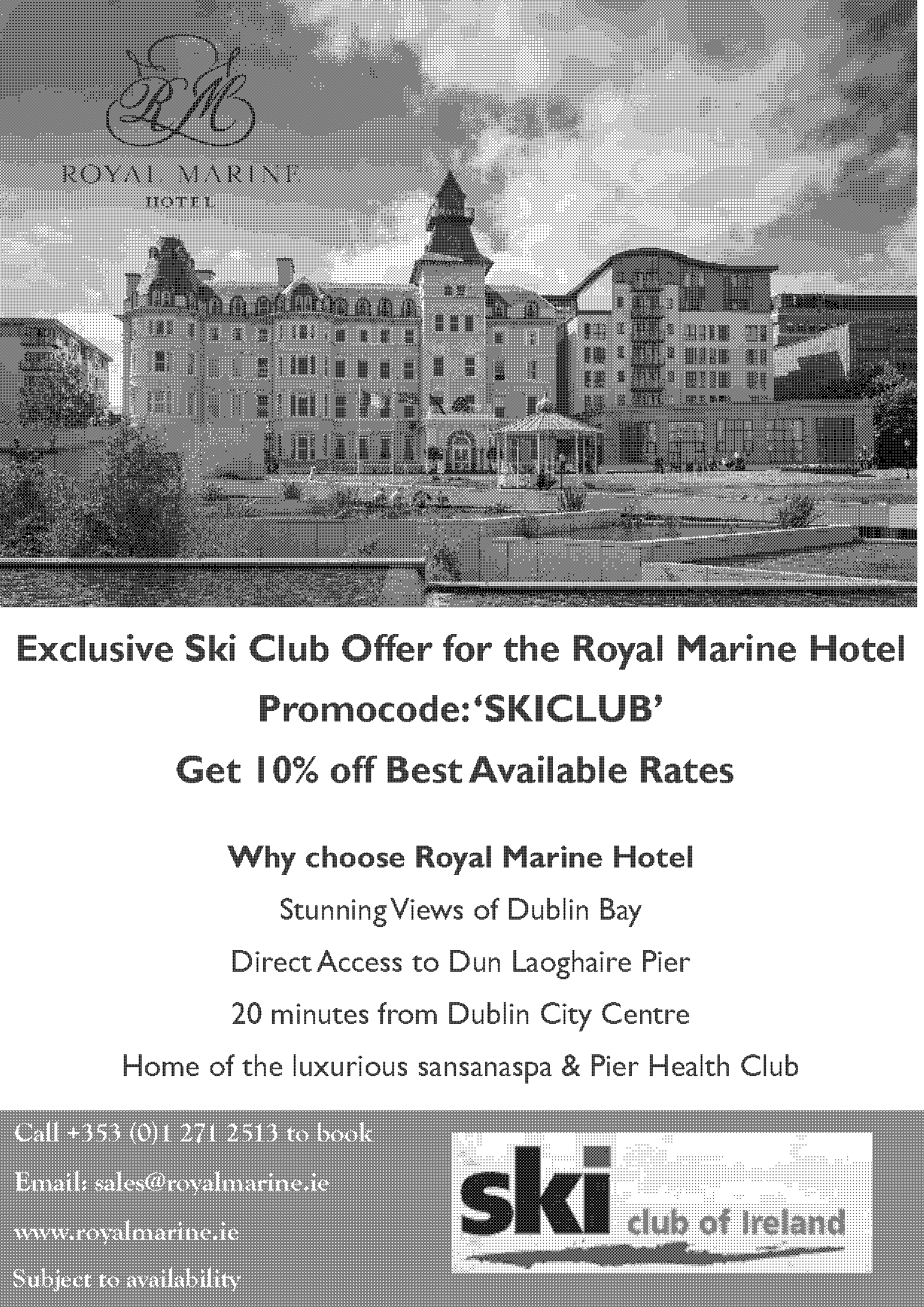 royal marine hotel offers